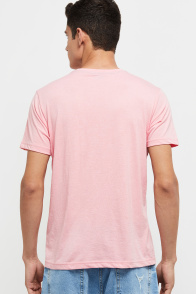 Men Printed Crew Neck Slim Fit T-shirt